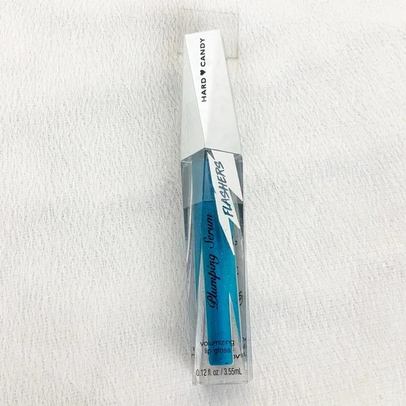 Hard Candy Plumping Serum Flashers Volumizing Lip Gloss Striking Blue - Picture 1 of 4